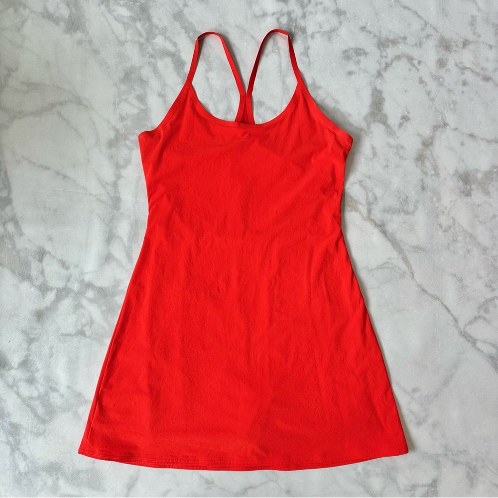 Outdoor Voices Exercise Dress M in Euphoria Neon Coral